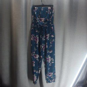 NEW Teal Floral Romper